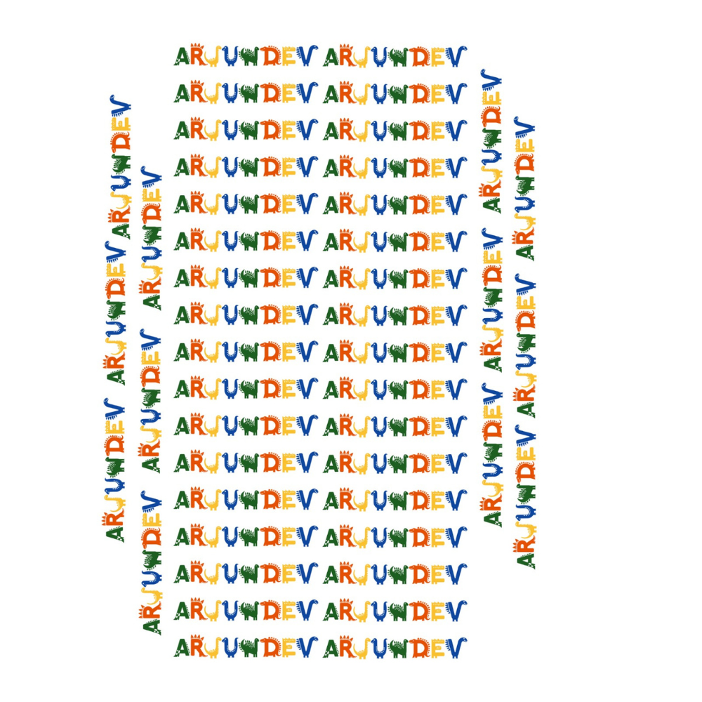 Personalized Kids School Name Labels - Dinosaur theme