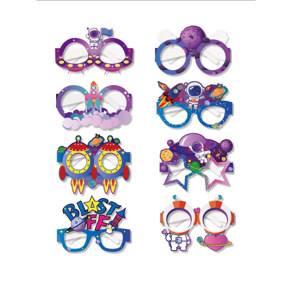 8pcs space astronaut themed eye frame