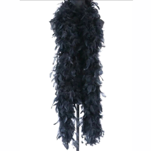 Black feather boa