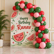 Watermelon theme Balloon Garland & Arch Backdrop Decoration