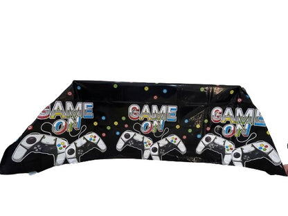 Game on theme table cover