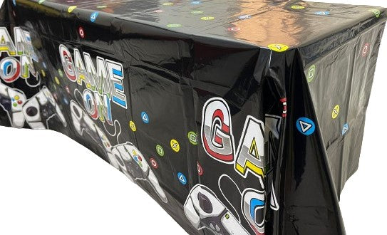 Game on theme table cover