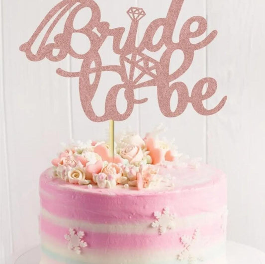 Bride To Be Cake Topper