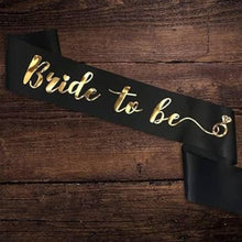 Bride to be sash