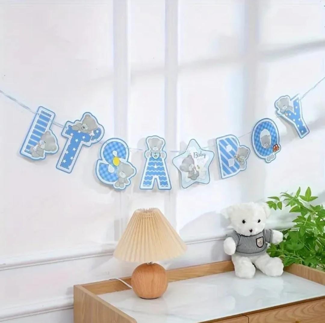 It's a boy banner