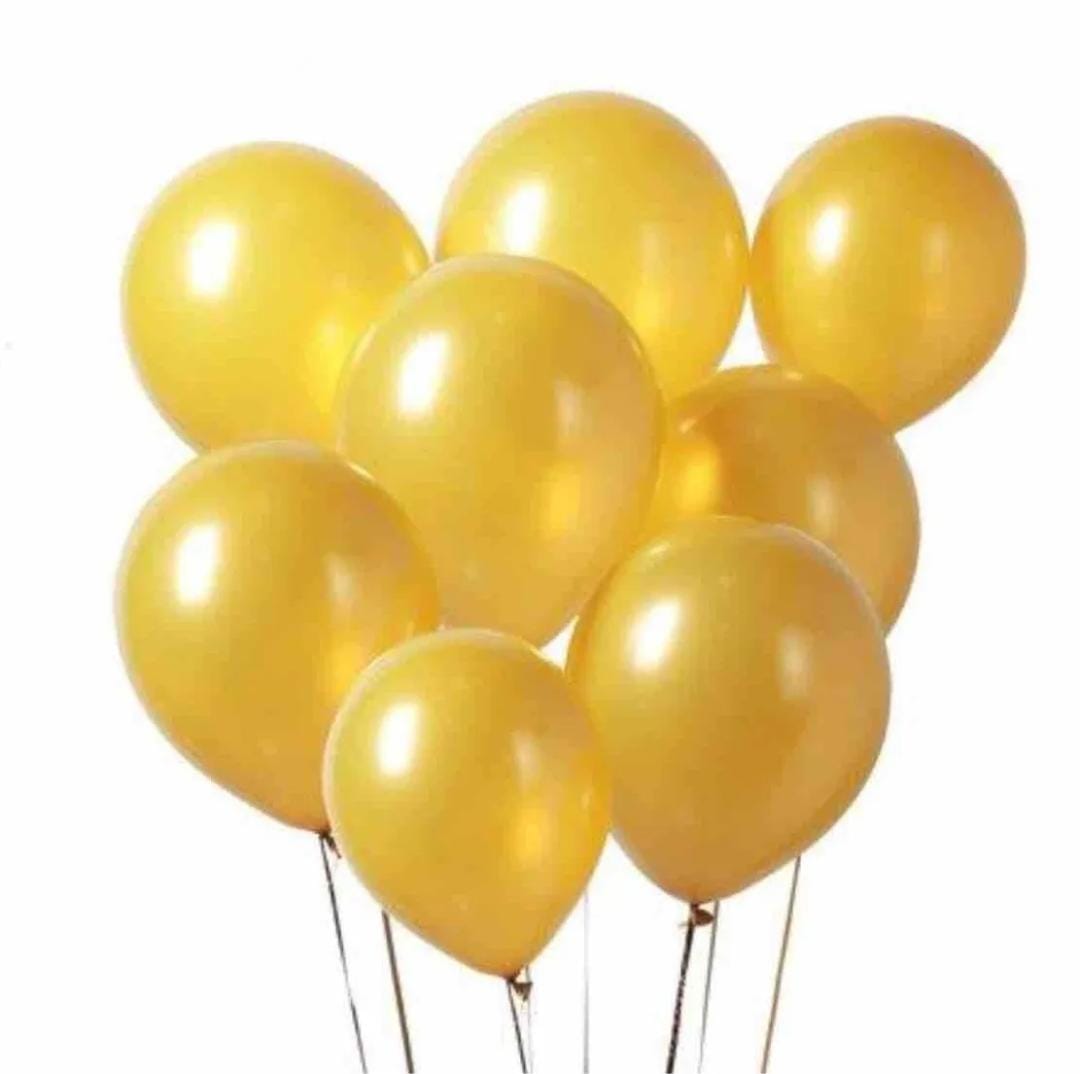 Pearl gold balloons