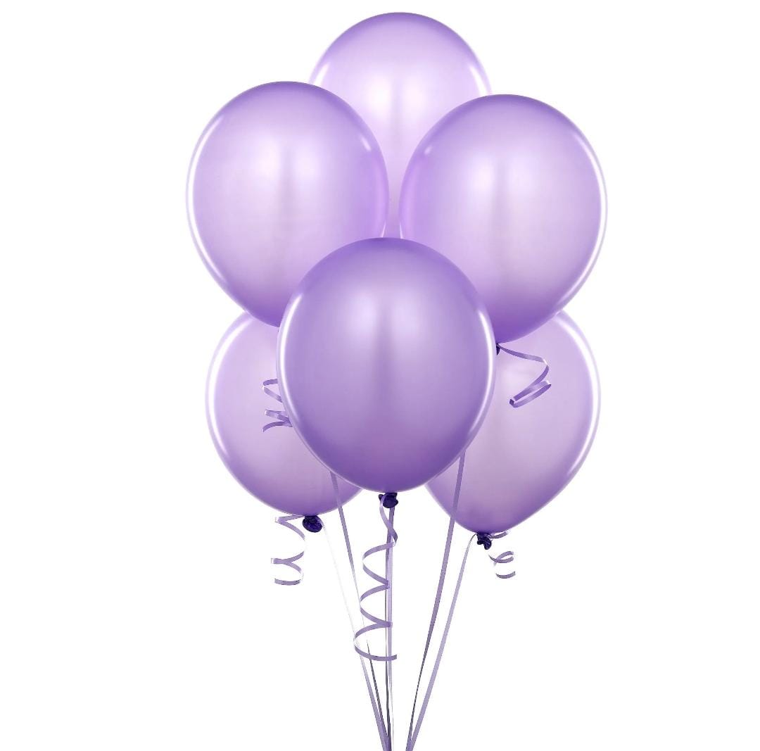 Pearl light purple balloons