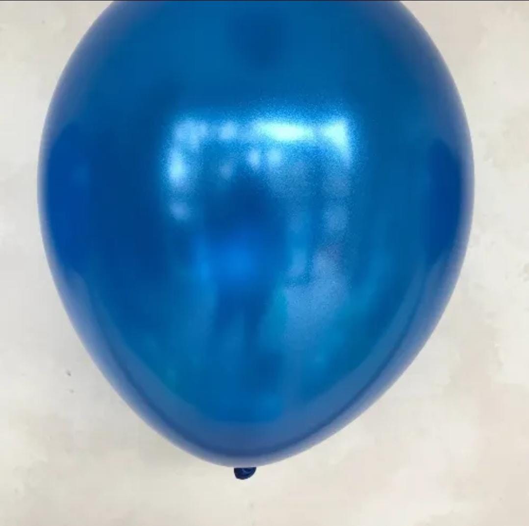 Pearl blue balloons