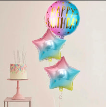 Pink Blue Balloons