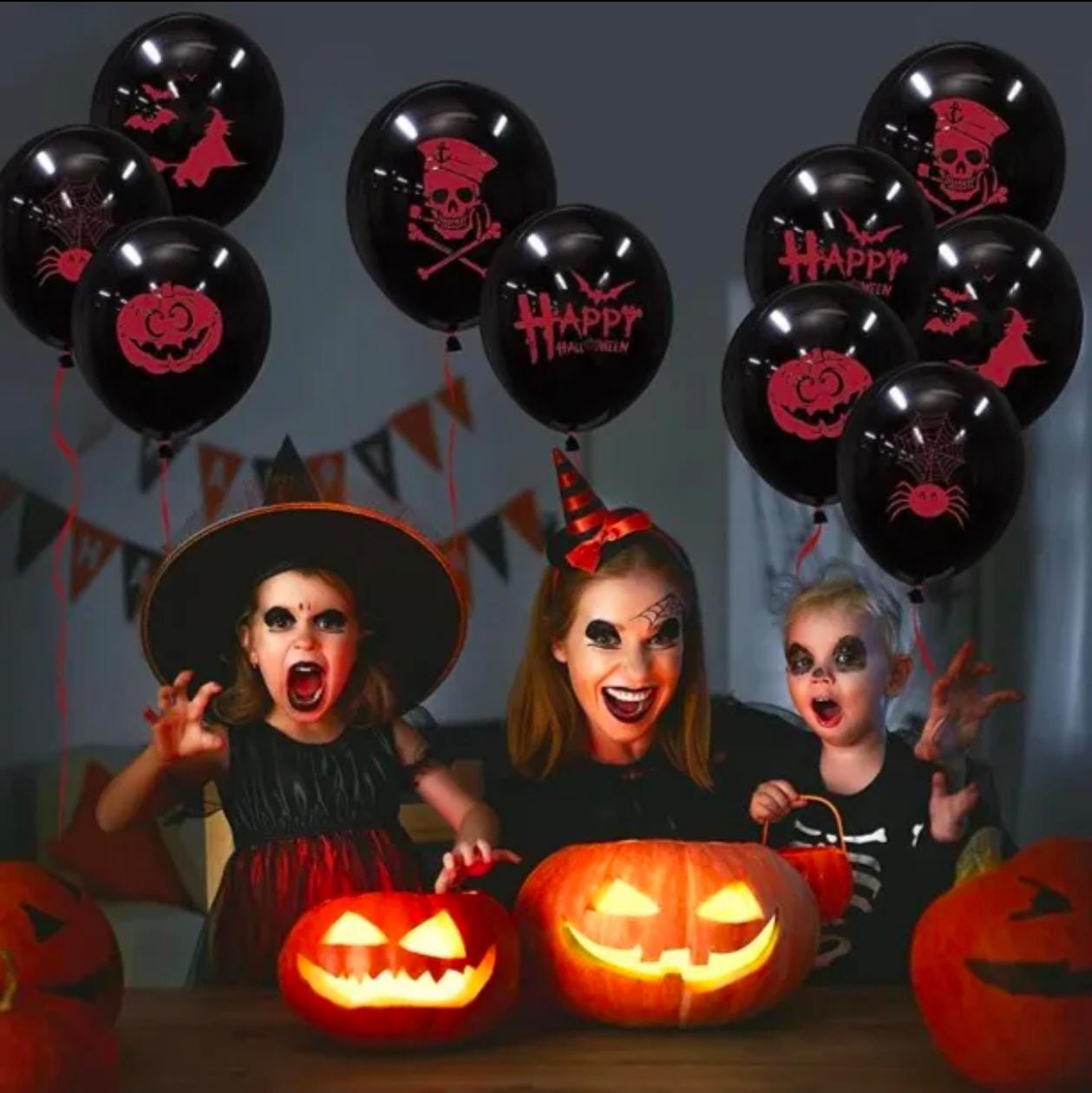 Helium Halloween Printed Balloons