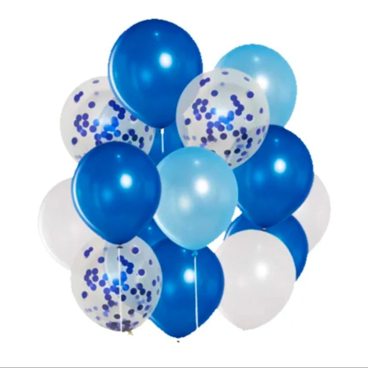 Blue Helium Filled Balloons