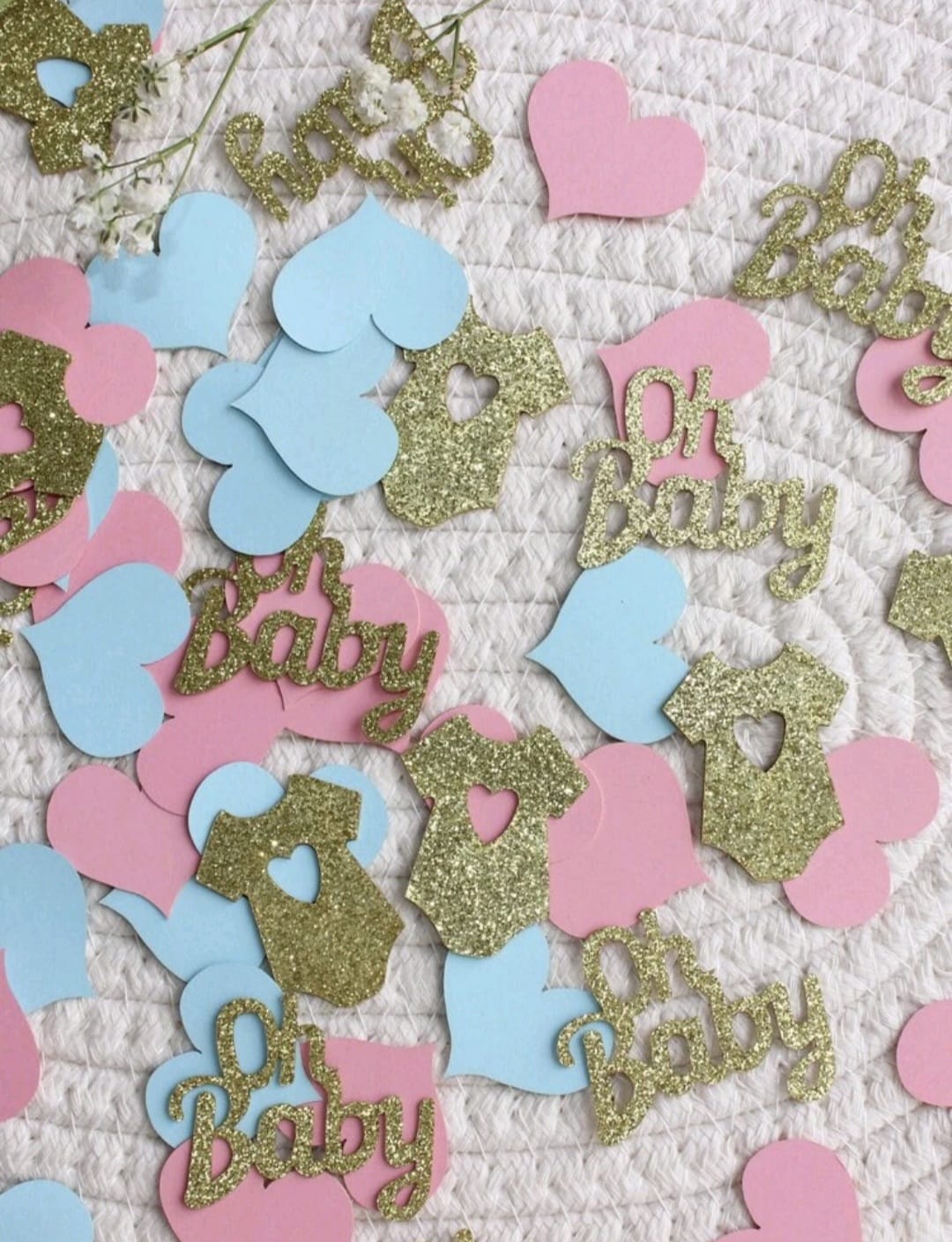 Baby Shower Gender Reveal Confetti