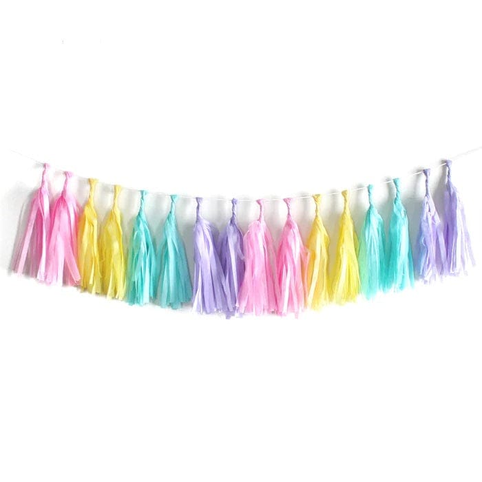 Pastel  shades tassels - 20 tassels