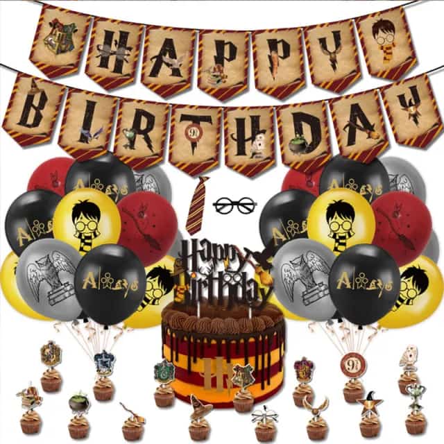 harry potter birthday decoration set