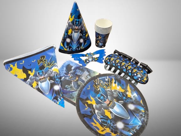 Batman web party set - serves 6