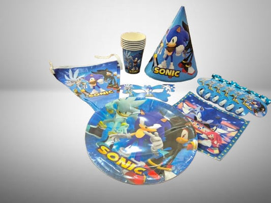 Sonic party set - serves 6