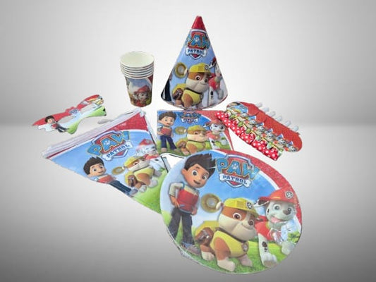 Paw Patrol party set - serves 6