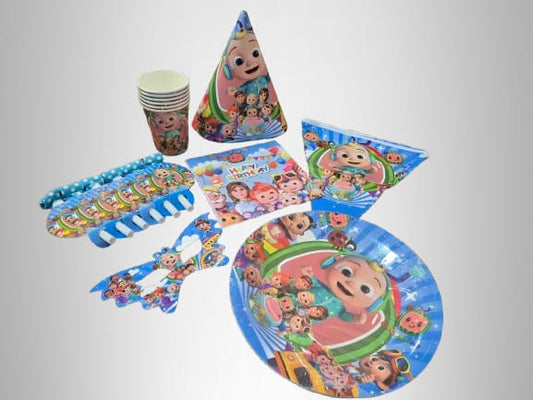 Cocomelon party set - serves 6