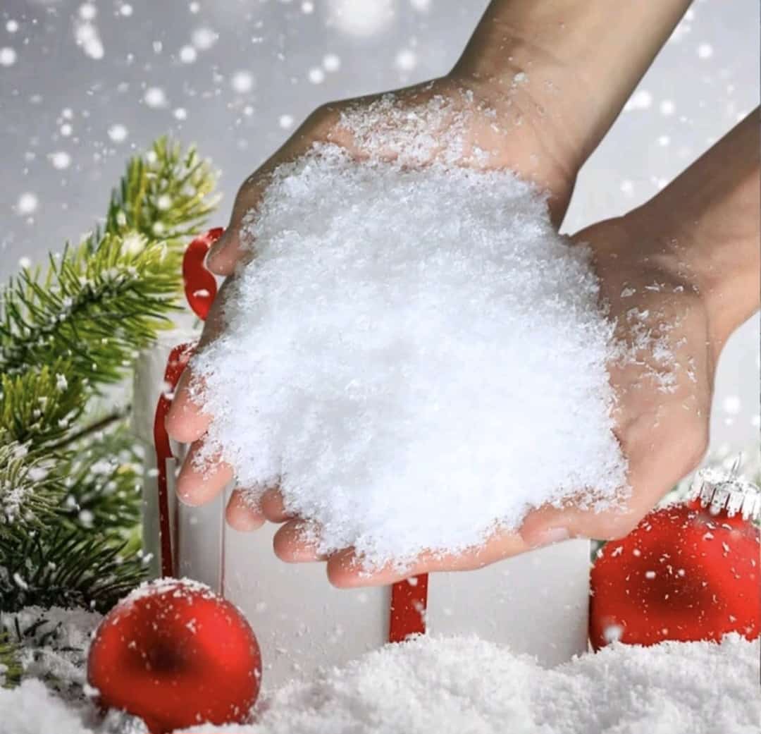 100g Artificial Snowflake white – Party Oasis Qatar
