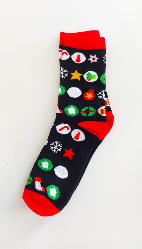 Christmas socks - black 1 pair