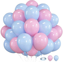 Pink and blue combo helium filled