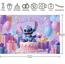 Lilo stitch birthday decoration poster backdrop drop