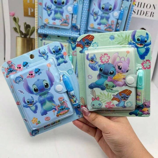 Cute lilo stitch diary and pen party favor return gifts