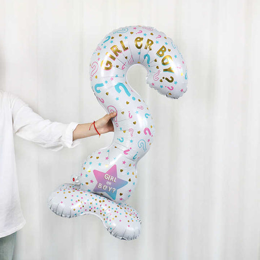 Boy or girl air filled stand alone balloon