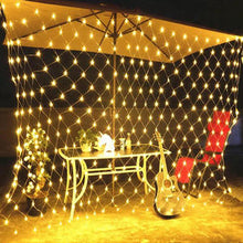 3mx3m mesh warm lights
