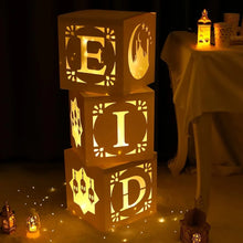 Eid hollow light boxes  with lights