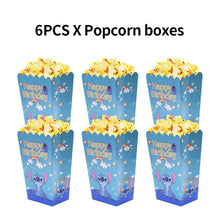 6pcs lilo stitch popcorn box