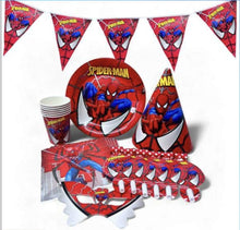 Spiderman  Party Set Tableware  Serves 6