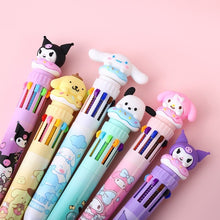 Kuromi 10 color pen return gift pack of 6 assorted