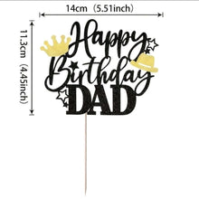 Happy birthday dad cake topper
