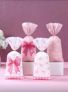 Mixed Bow Gift Bags With Twist Tie - pack of 25