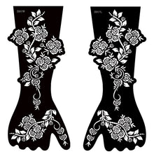 Premium Henna Stencil Sticker – Model S901 Floral Mandala Design for Hands