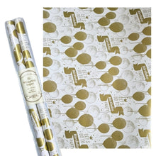 white gold Gift wrapping sheet - pack of 2