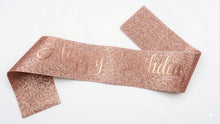 Happy birthday glitter Rosegold sash