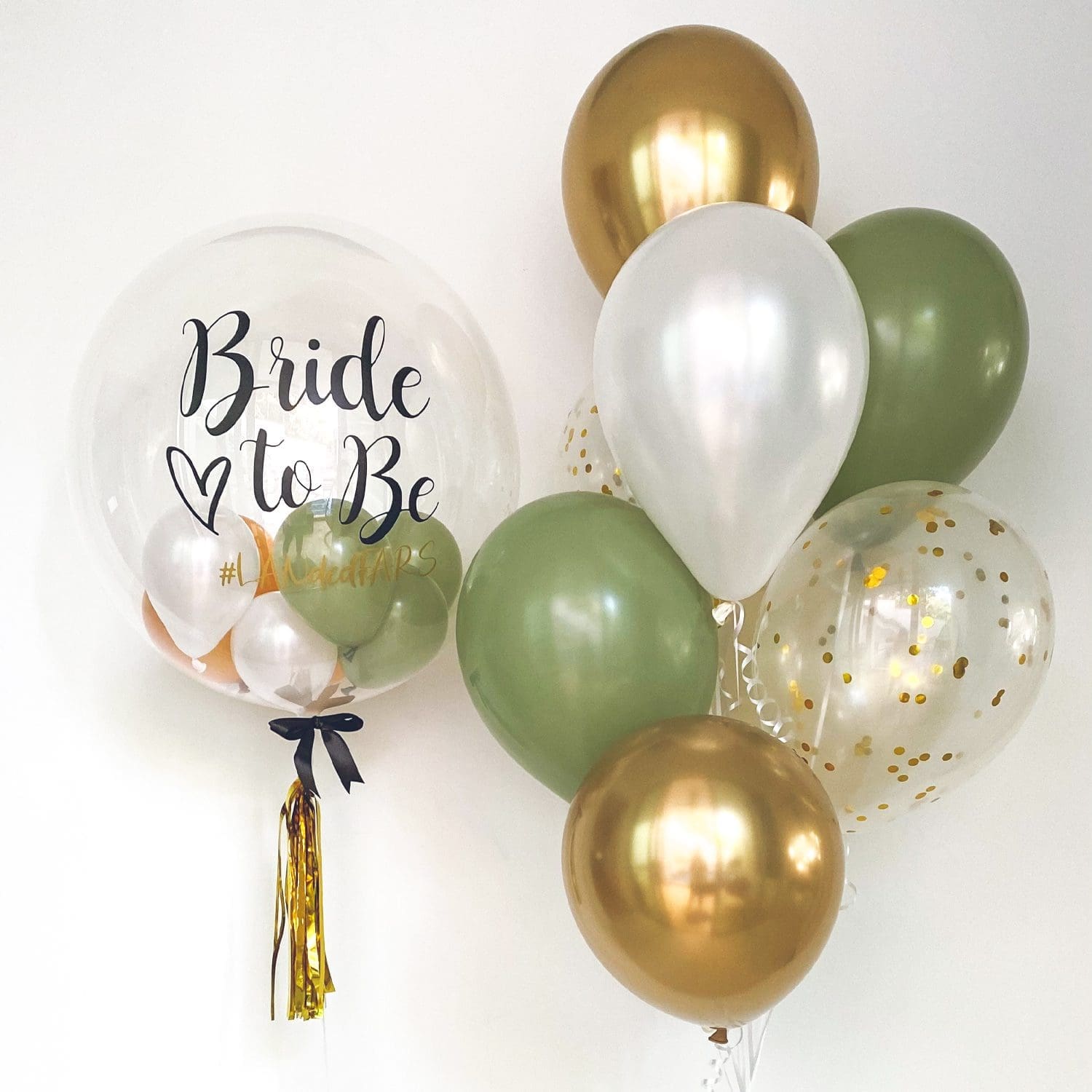 Bride to be customized helium balloons