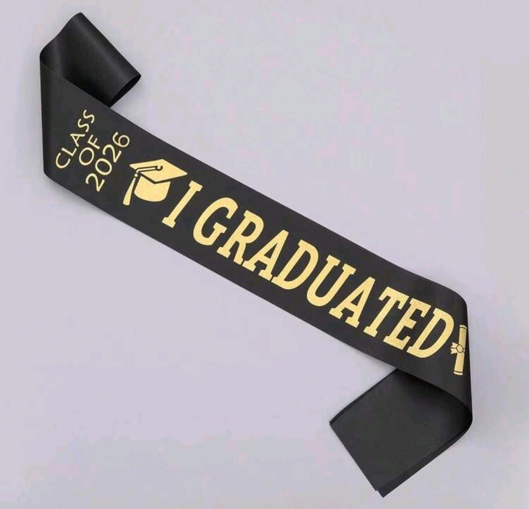 Graduation sash 1pc