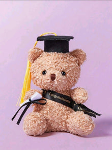 Mini Black Teddy Graduation toy gift for Graduation