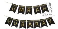 Umrah Mubarak paper banner