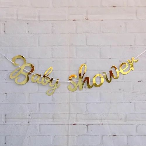 Baby shower paper banner