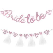 bride to be pink banner