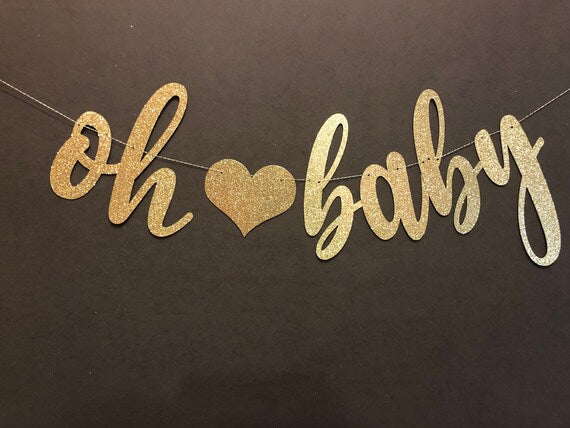 Oh baby banner