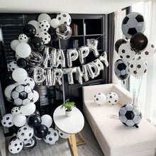black and white football decoration kit design-1