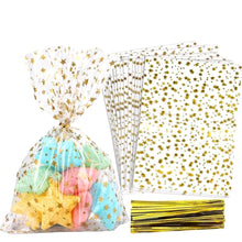 Star printed candy bags 50pcs