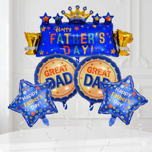 Happy fathers day 5pcs helium bunch