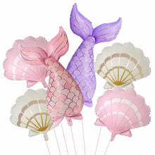 elegant premium Mermaid foil balloon set
