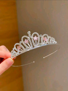 Cute tiara crown for princess pink